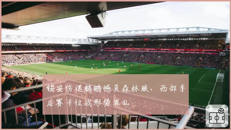 锡安伤退鹈鹕憾负森林狼,西部季后赛卡位战形势混乱